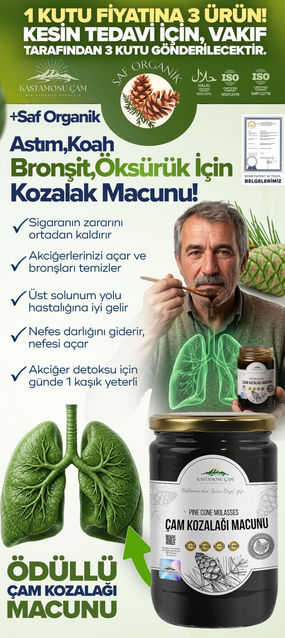 Çam Kozalağı Macunu tanıtım görseli